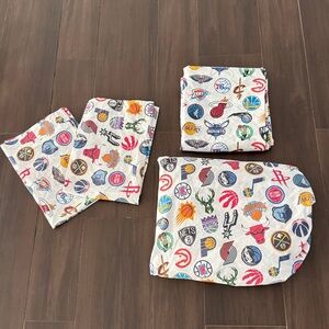 Pottery Barn Kids Organic NBA Full Sheets